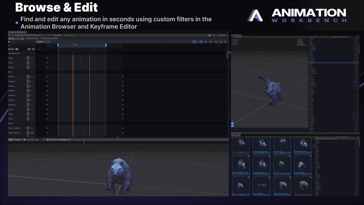 Animation Workbench Pro - Edit, Pose & Preview Animations