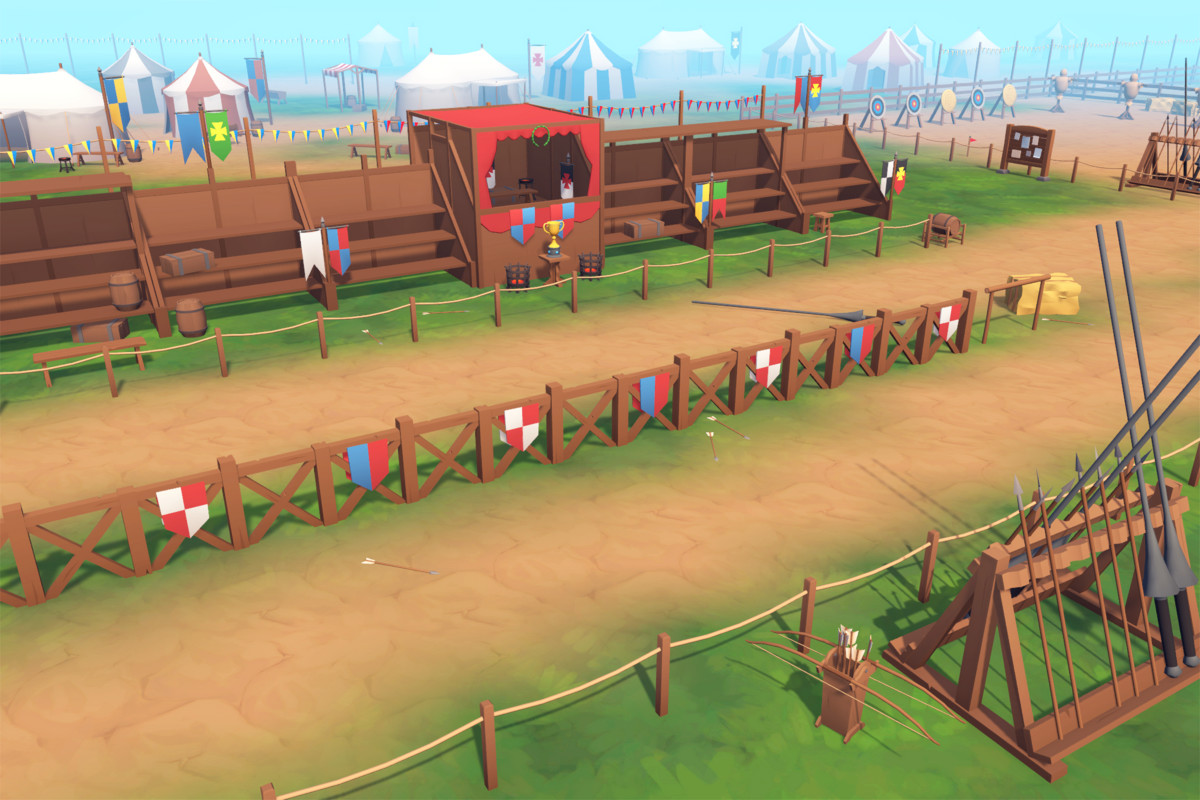Low Poly Medieval Tournament Pack