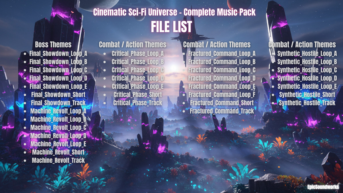Cinematic Sci-Fi Universe - Complete Music Bundle