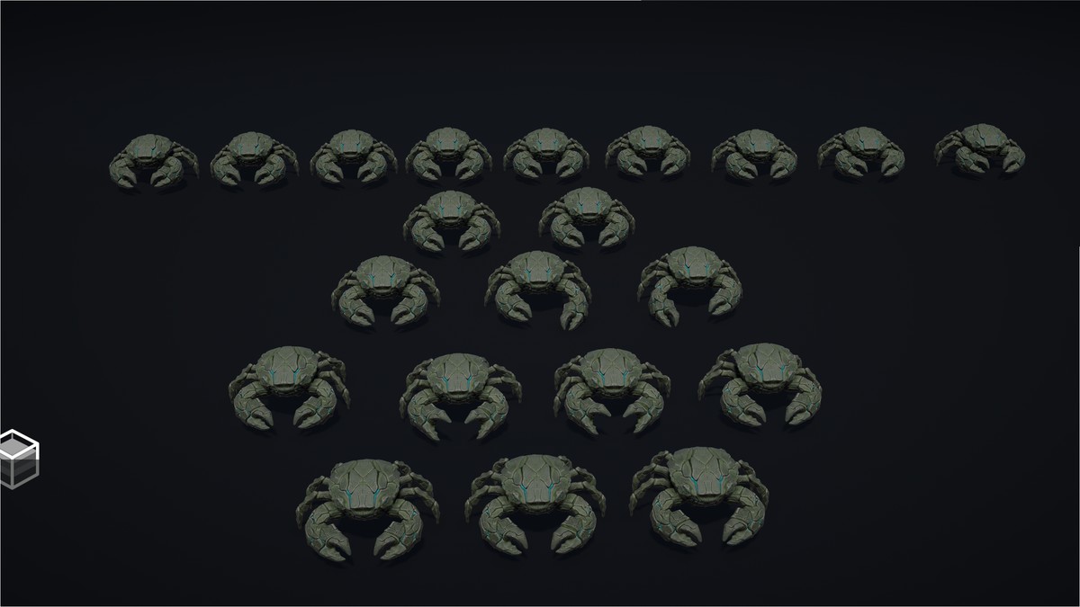 Rift Stone Crab - Stylized Rock Monster
