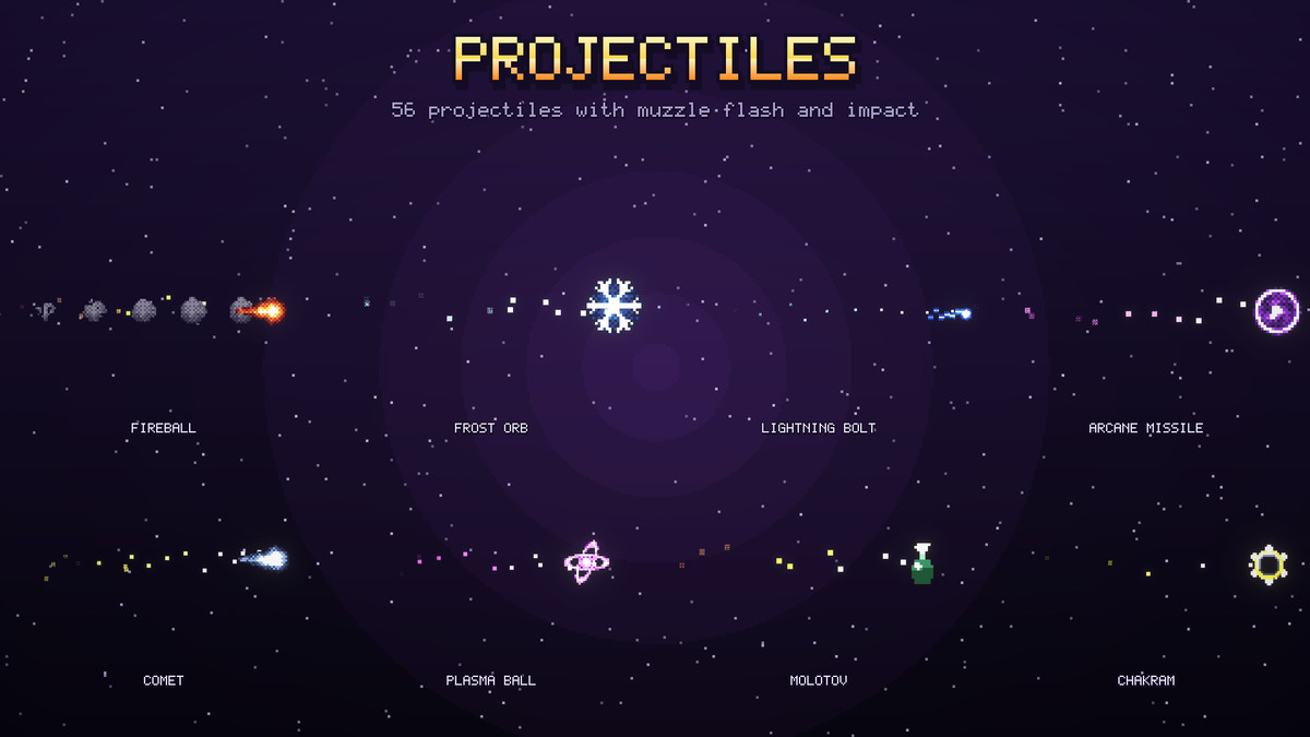 Pixel VFX Mega Pack — 1000 Pixel Art Effects