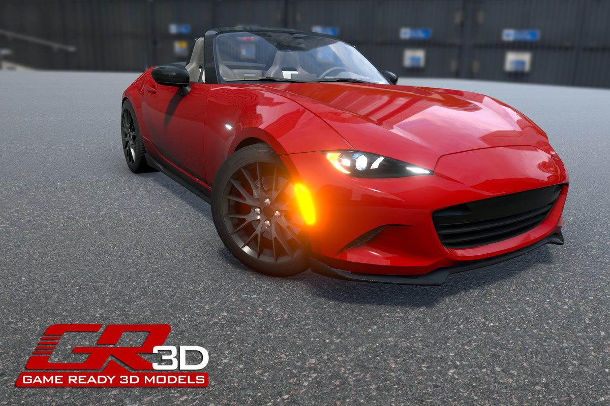 GR3D Convertible Sports Car 011518SSCR