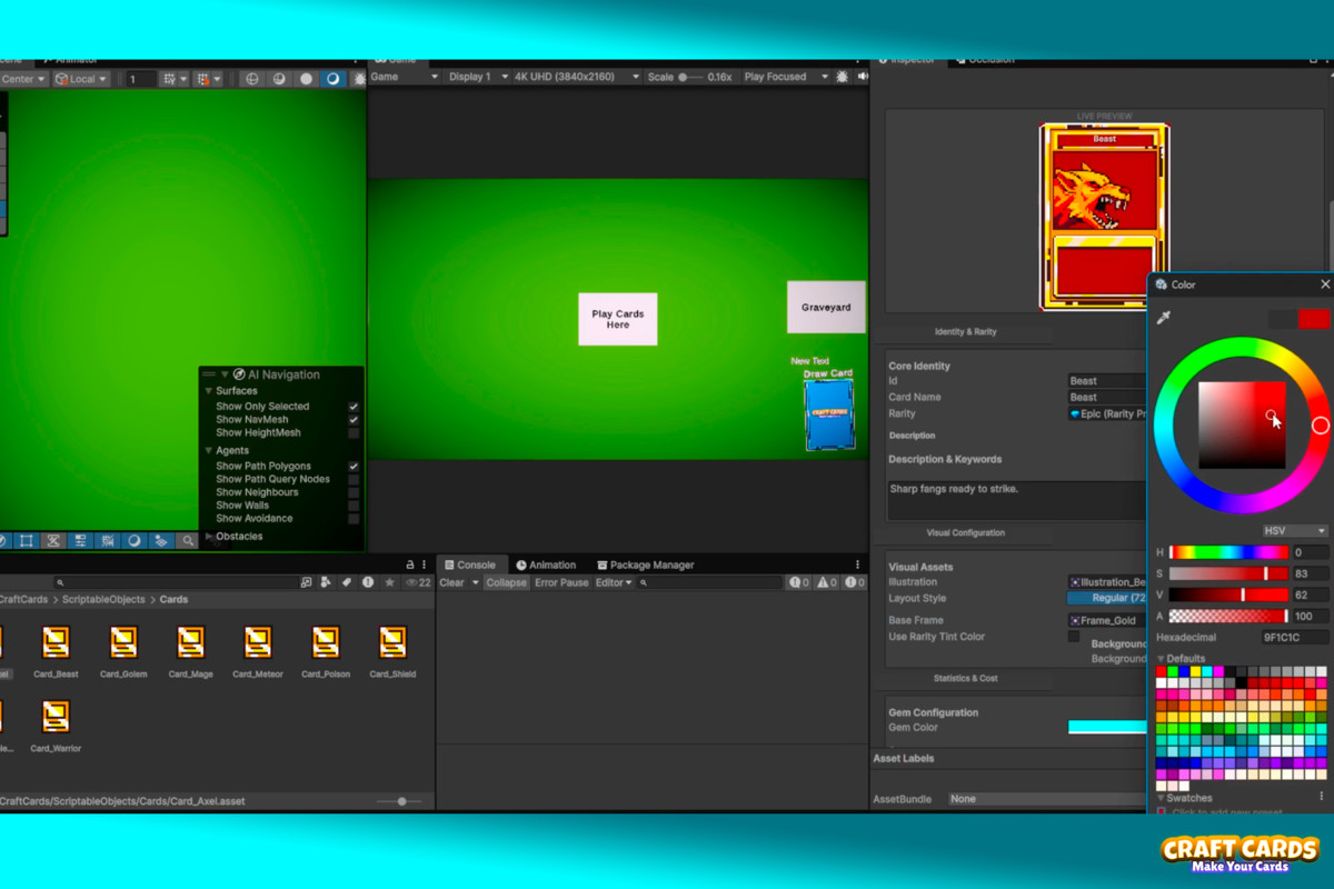 CraftCards: Ultimate Card Framework & VFX