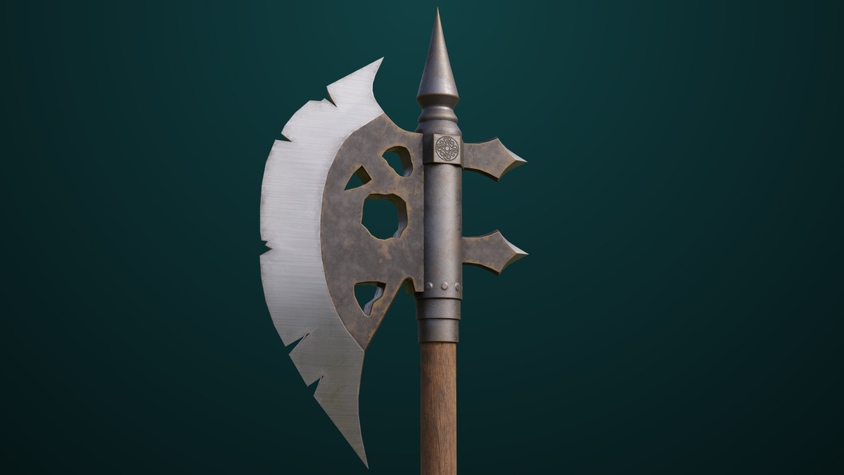 Battle Axe 16 URP HDRP Textures
