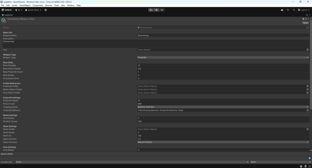 Weapon & Passive System - Complete Roguelike Framework