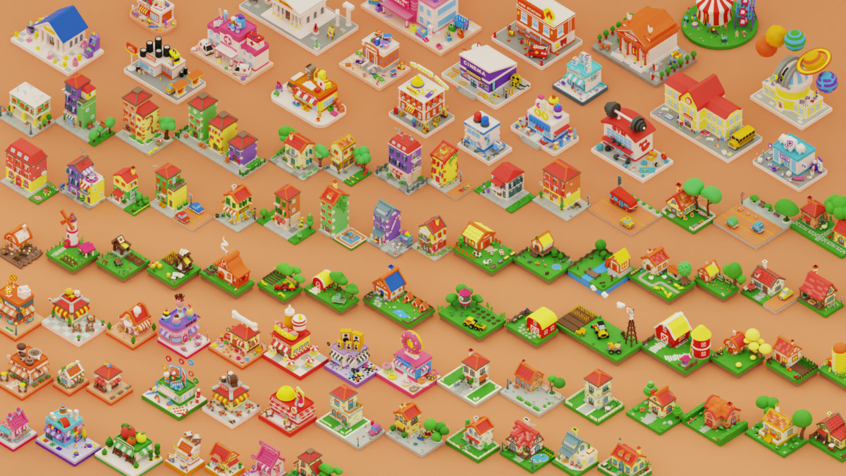 MEGA PACK Cozy Cartoon World Exterior