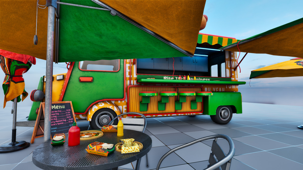 Stylized Food Truck