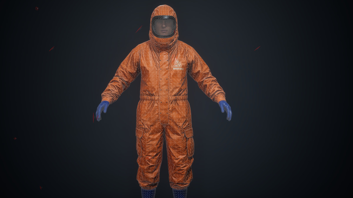 Hazmat Suit Character