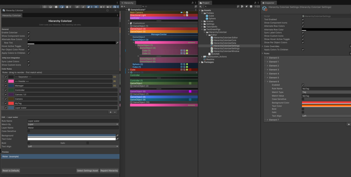Hierarchy Colorizer