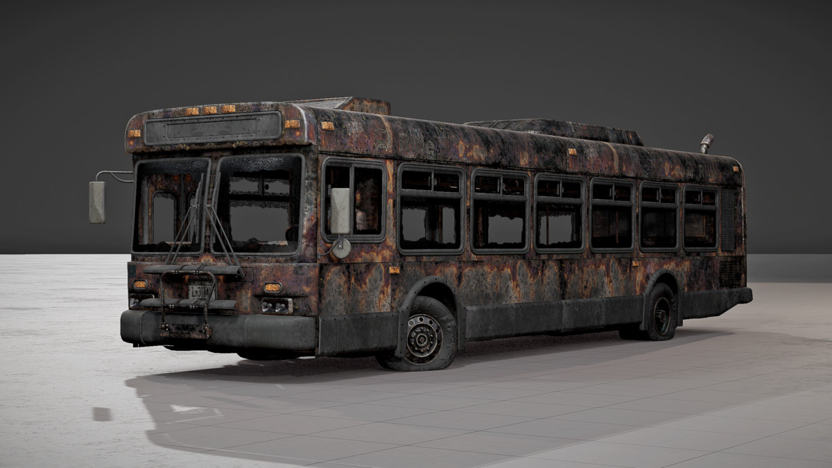 Abandoned City Bus - Drivable