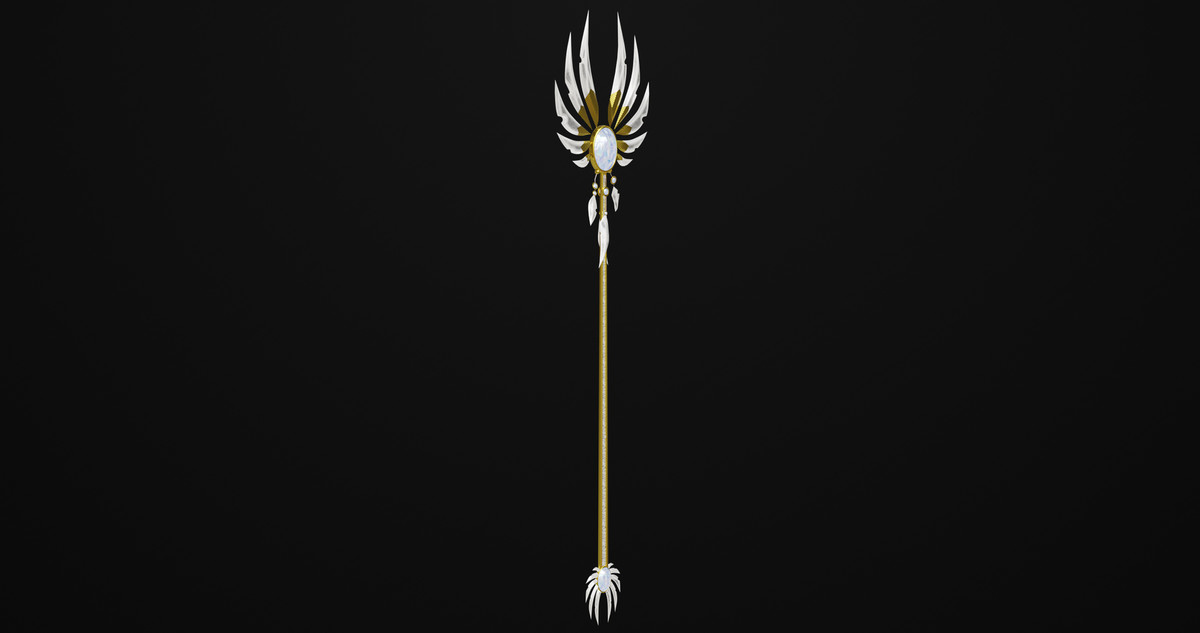 Fantasy Trident 08 URP HDRP Textures