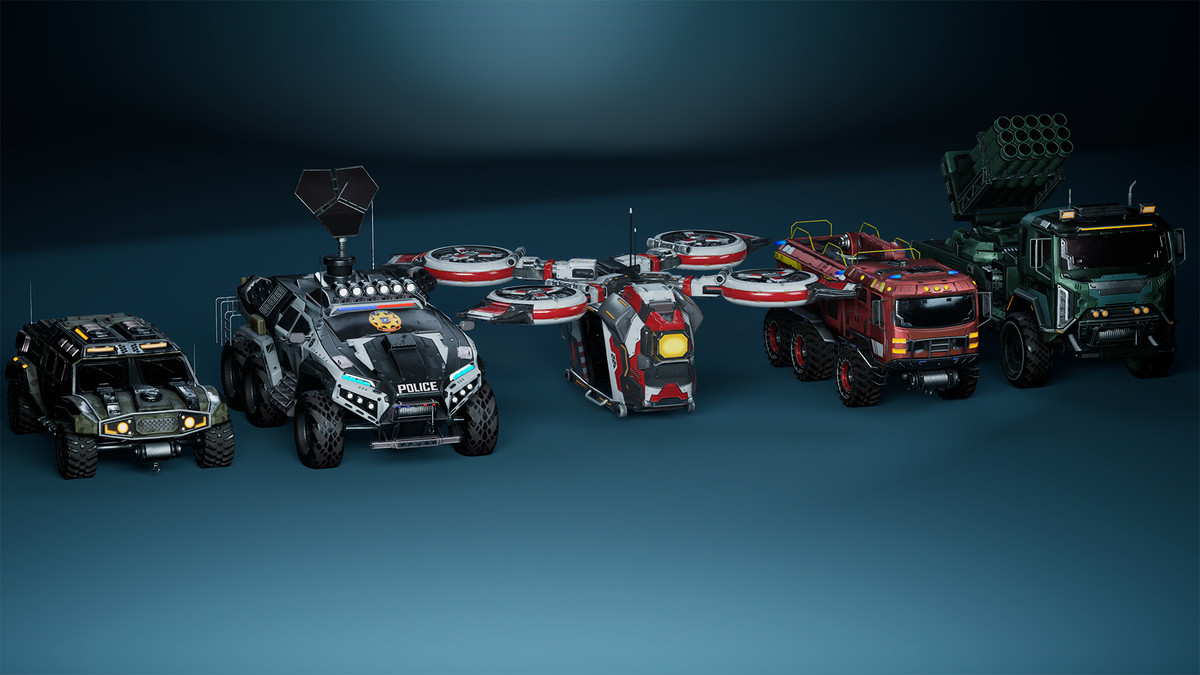 Sci-Fi Transports pack