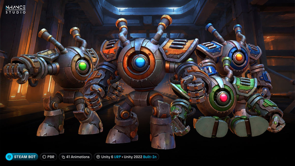 Stylized Steam Bot