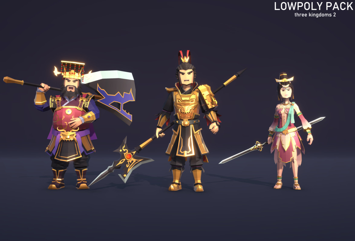 LowpolyPack_Three Kingdoms 2