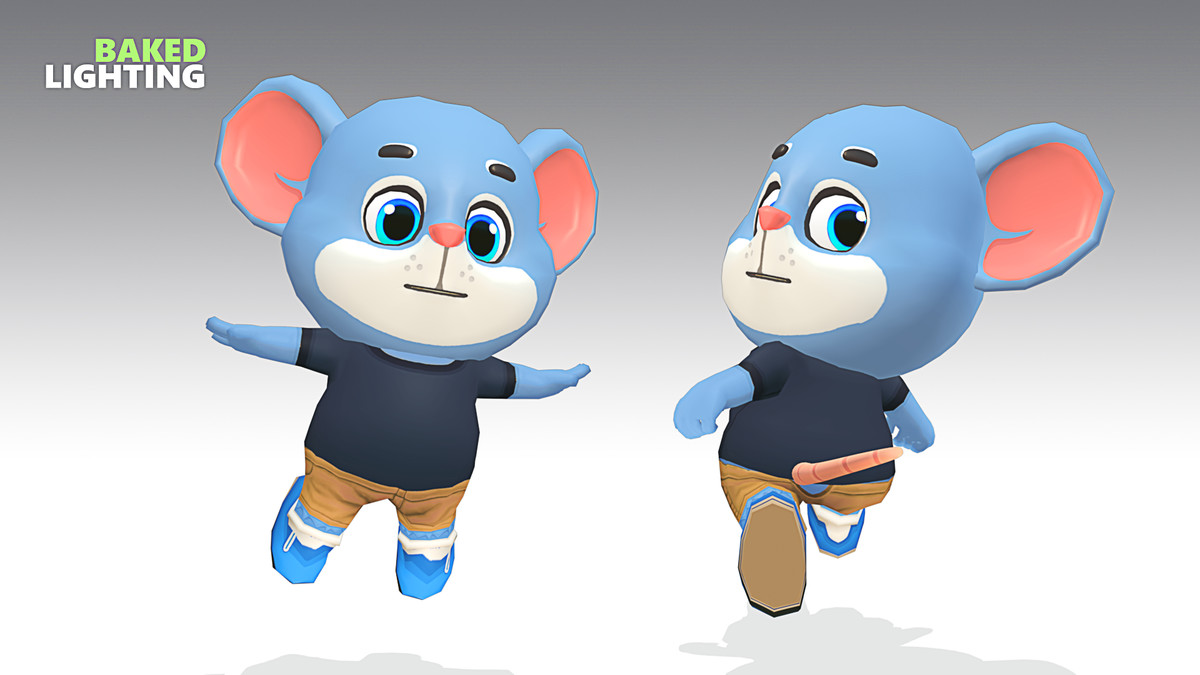 Mouse Rat Rodent Blue Animated