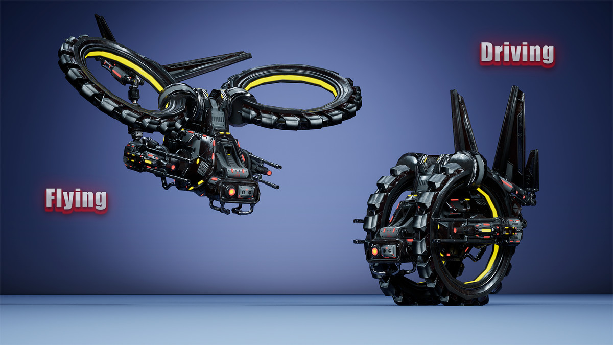 Sci-Fi Drones pack Vol 1