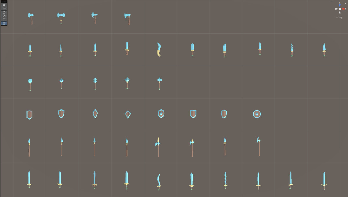 Fantasy Melee Weapons - Low Poly Pack