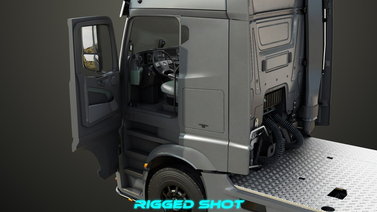 Heavy Truck 7 Chassis Collection URP HDRP Textures
