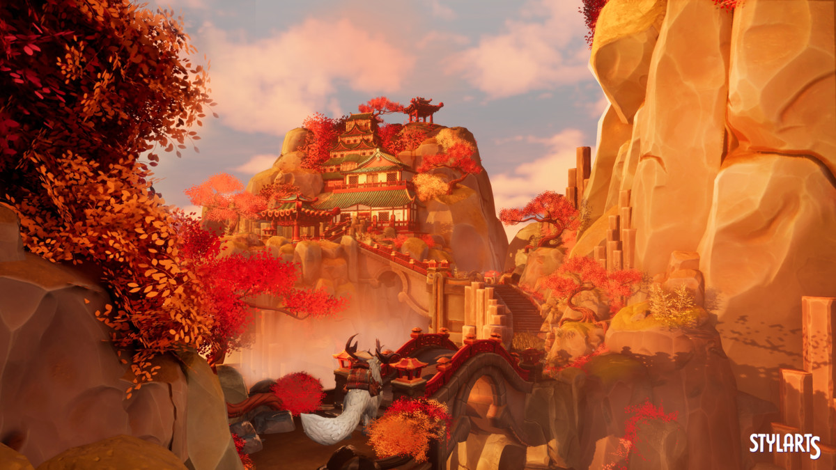 Stylized Chinese Lost Temple