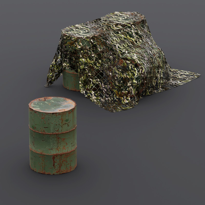 Industrial Props Pack – 10 Low-Poly PBR Models
