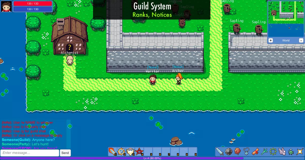 uMMORPG 2D Definitive Edition - MMORPG Engine
