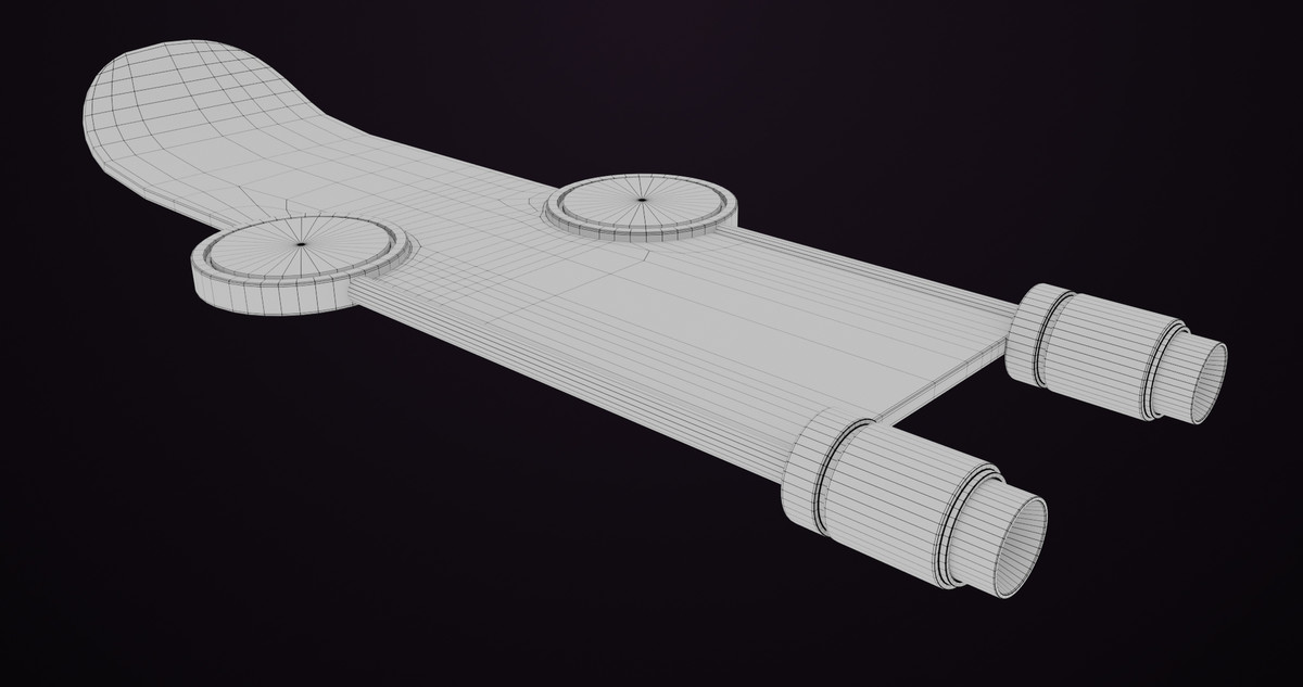 Sci Fi Hoverboard 9 URP HDRP Textures