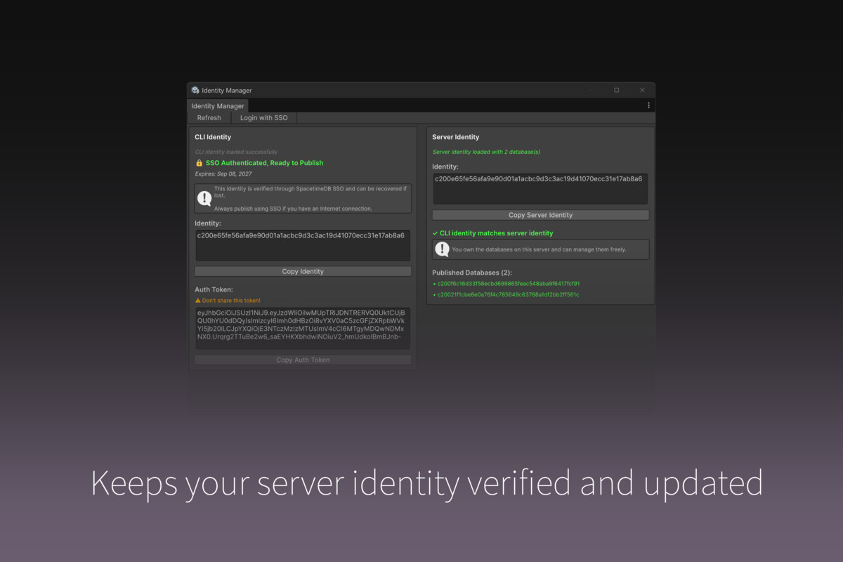 Cosmos Cove - Create MMOs with SpacetimeDB