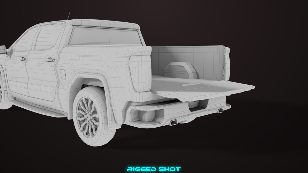 Pickup Truck 02 Red Dusty URP HDRP Textures