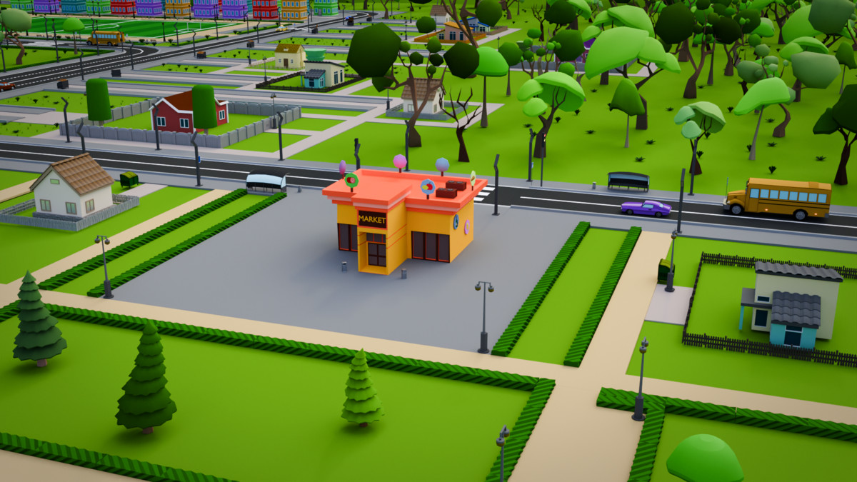 Low Poly City Pack - Mini World Studio