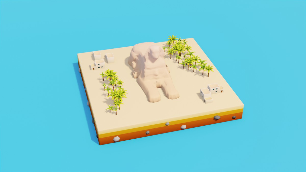 Low Poly Middle East LandMarks by IGS