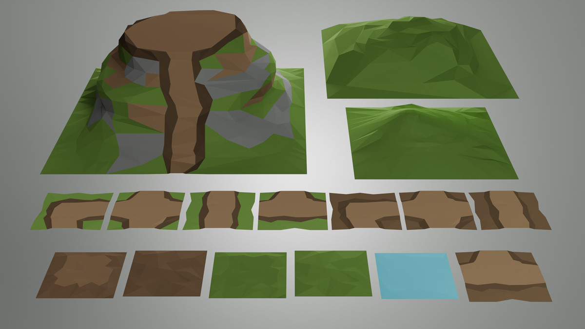 Low Poly Modular Medieval Village - Mini World Studio