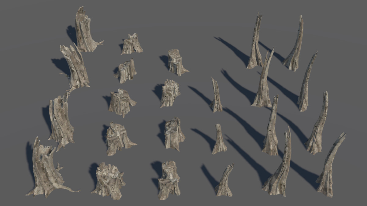 LowPoly Nature DeadTree