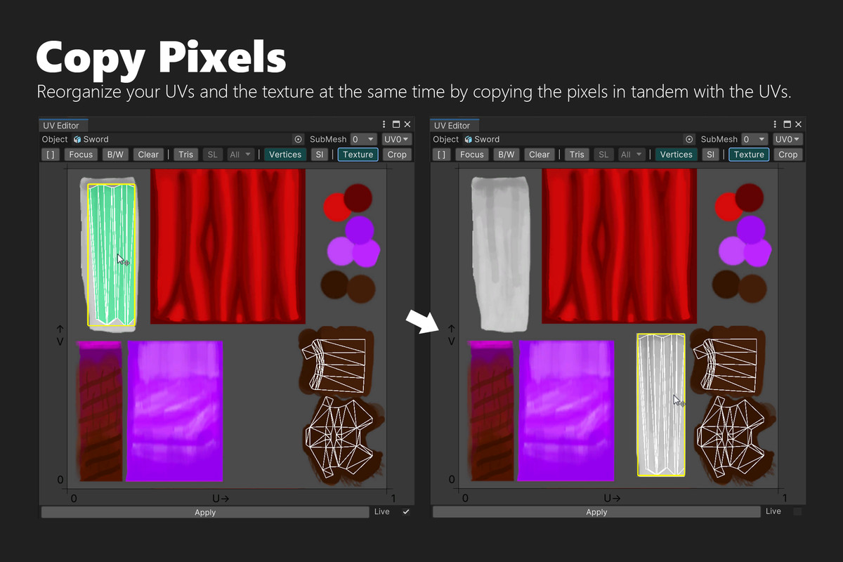 UV Editor & Texture Editor