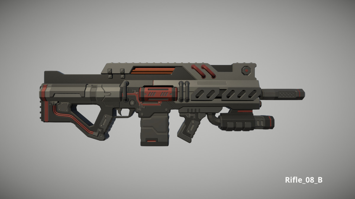 Cyberpunk Armory - Low Poly