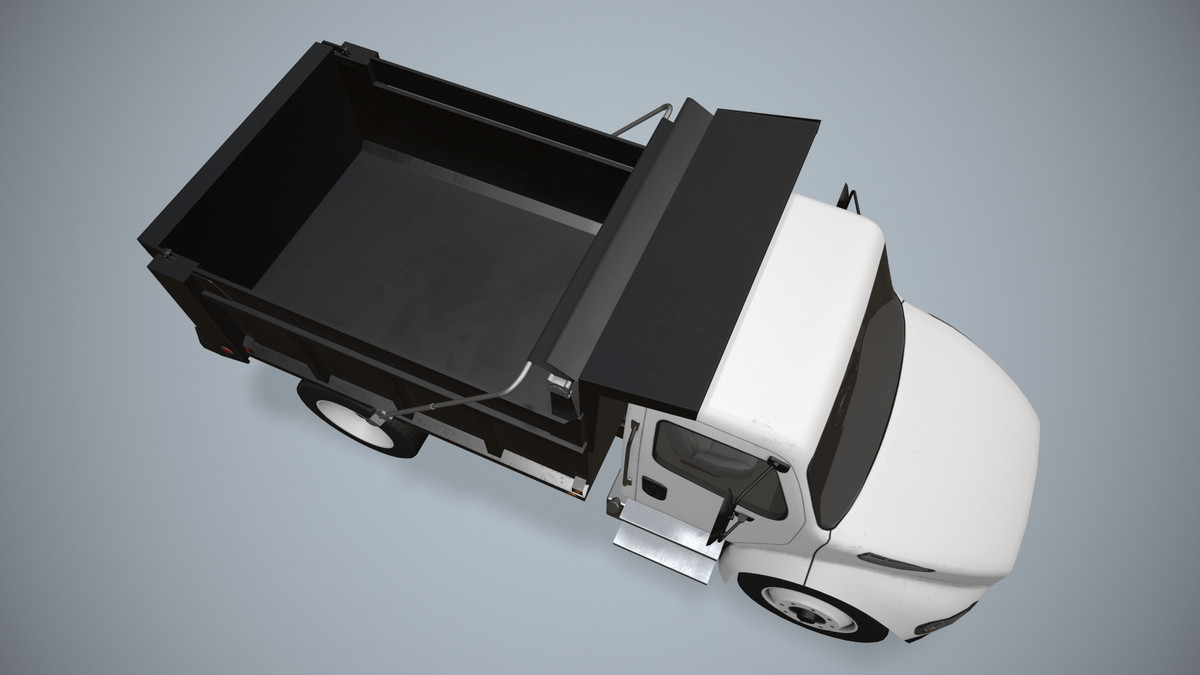 White Dump Truck (330)