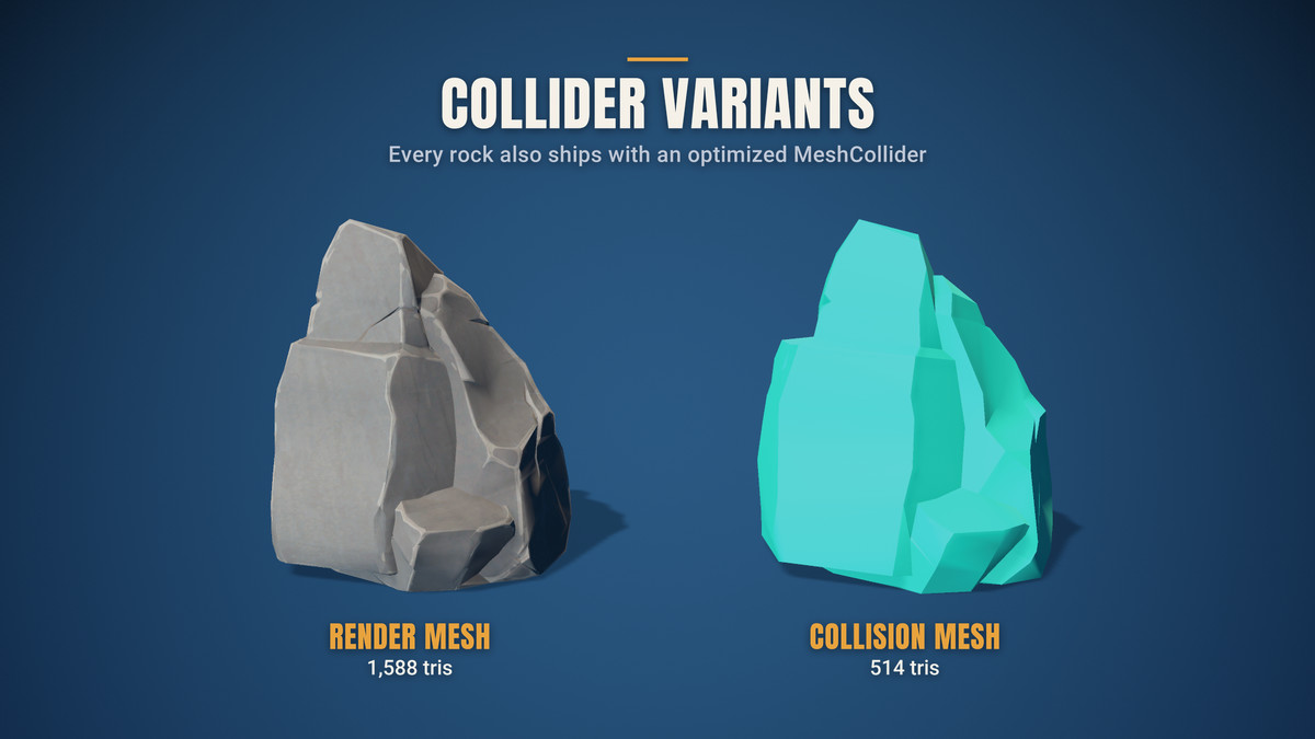 Stylized Environment Rocks - AAA quality