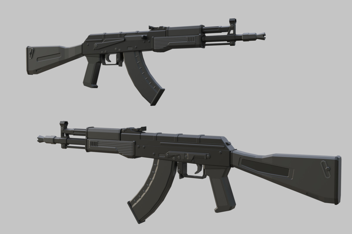 Low Poly Weapon Bundle Pack 1