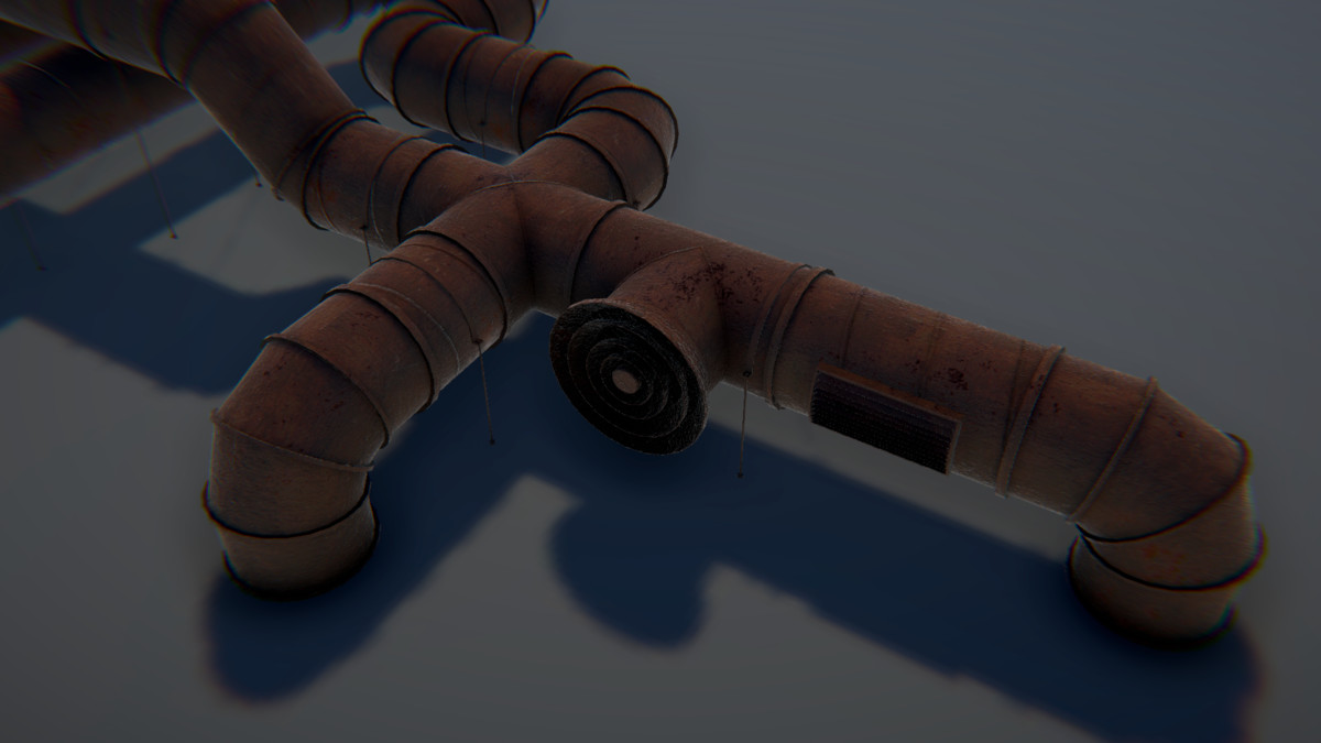 Modular Industrial Air Duct System
