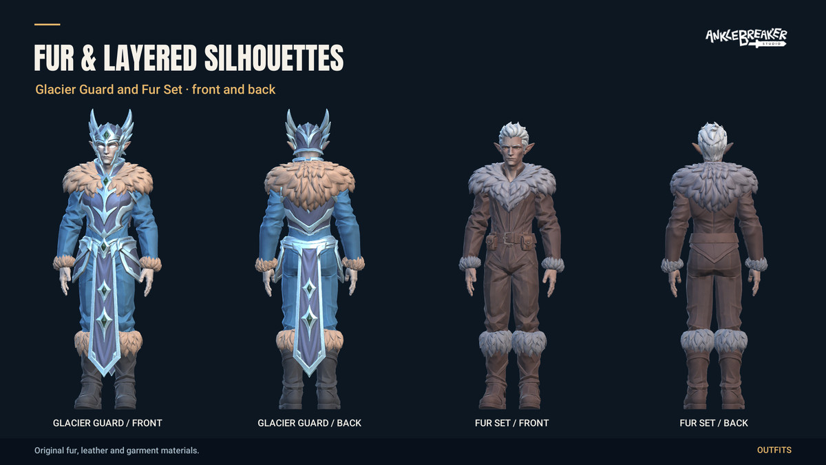 Stylized Elves Characters - Facial & Body Rig
