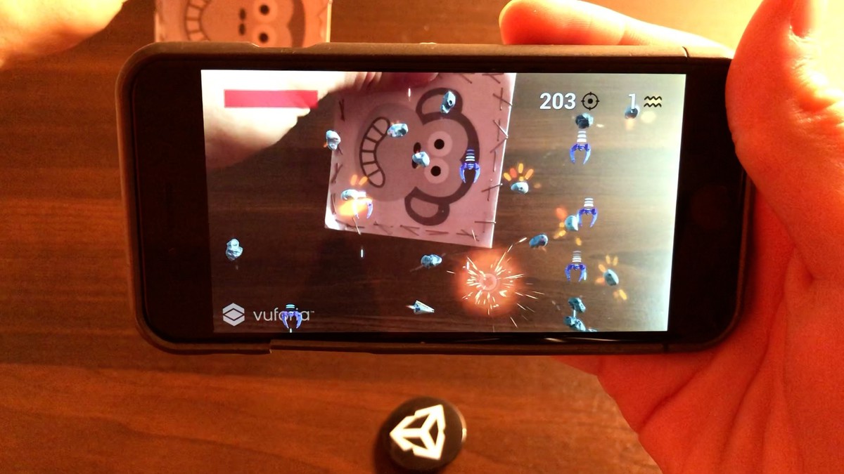 AR Space Shooter: Augmented Reality with Vuforia AR — AR Shooter