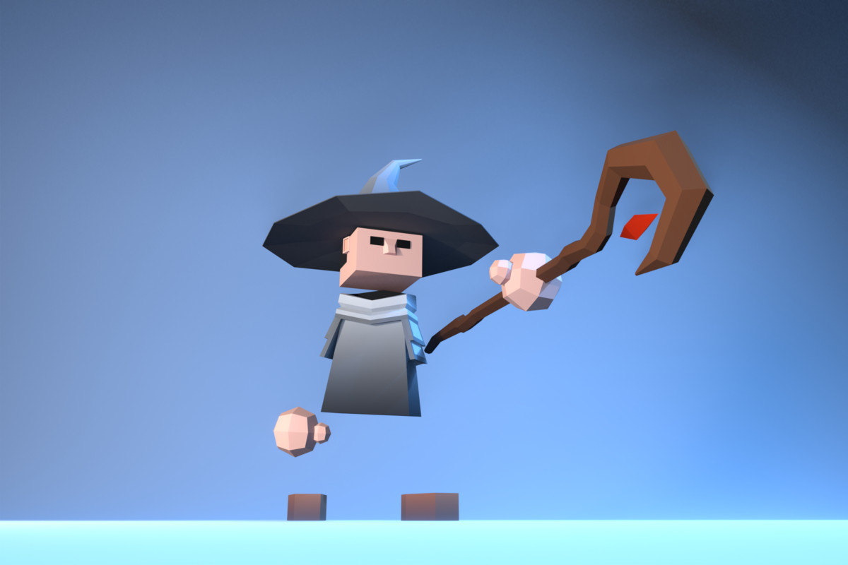 Low Poly Cubic Character - By Shokubutsu