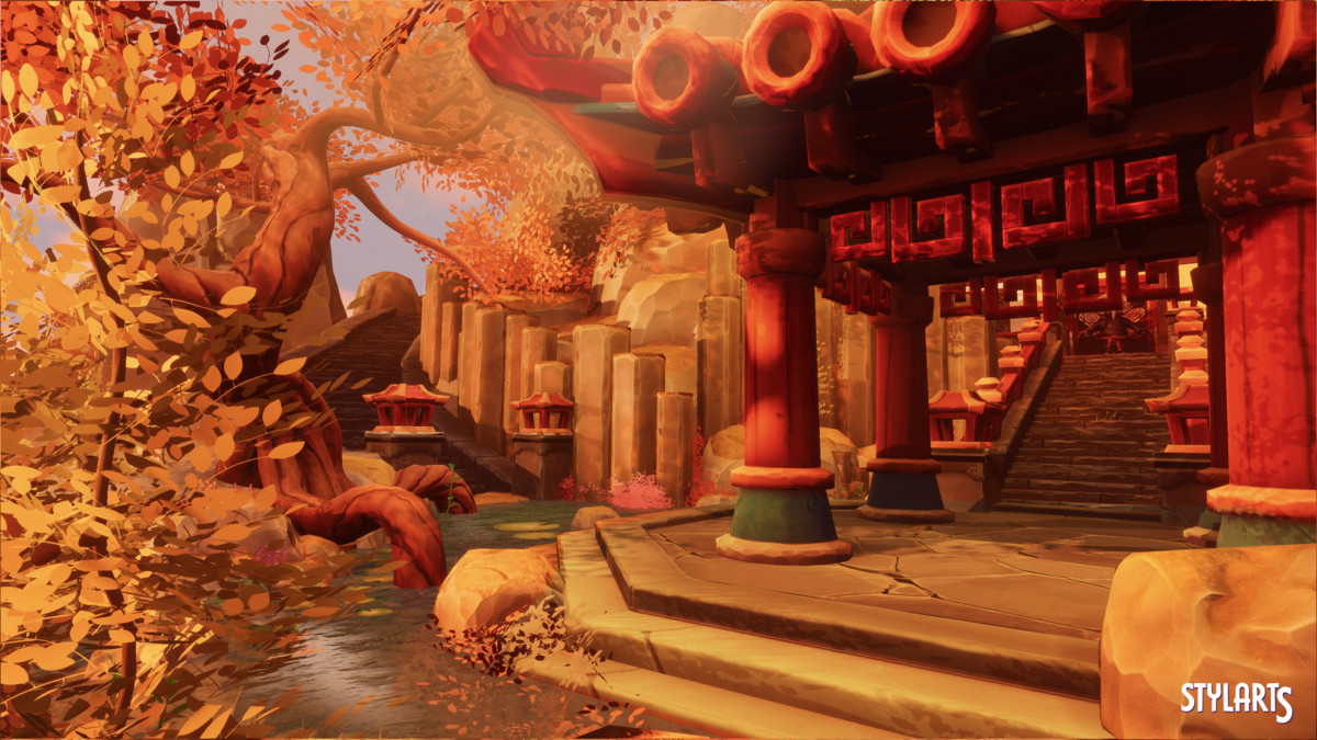 Stylized Chinese Lost Temple