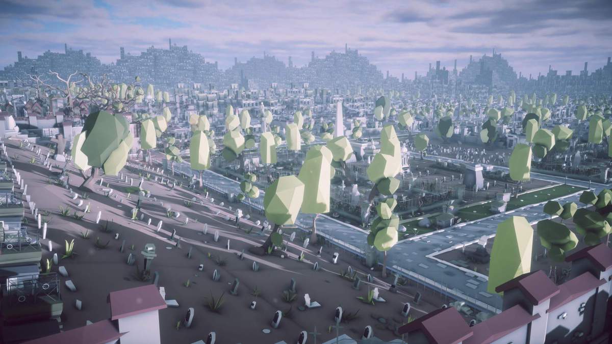 Gravefield Cemetery Kit - PRO (800+ assets)