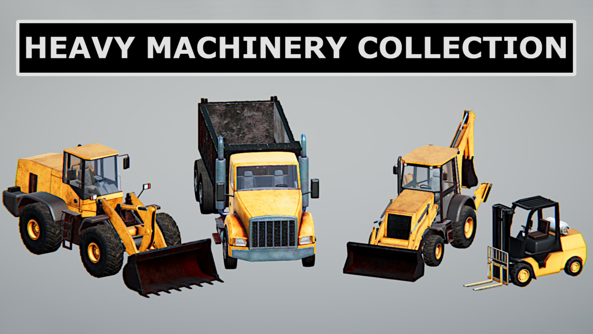 WSM Industrial, Construction & Transportation Vehicles Bundle