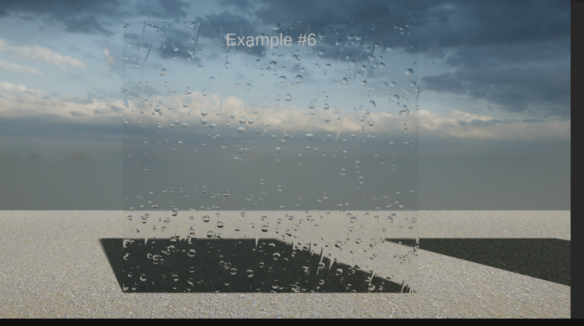 Procedural Rain Droplet Shader HDRP & URP