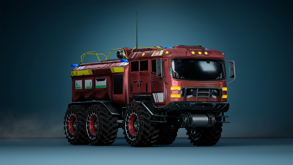 Sci-Fi Transport - Fireman truck
