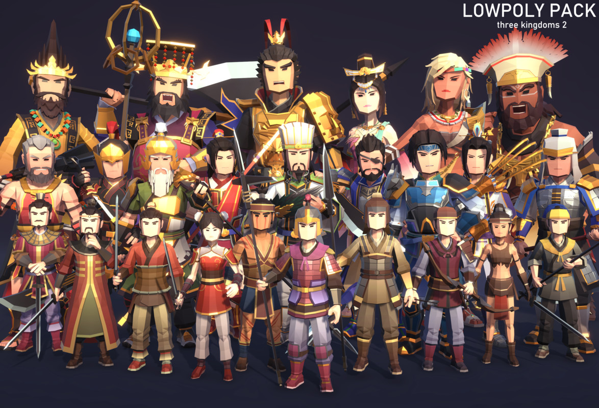 LowpolyPack_Three Kingdoms 2