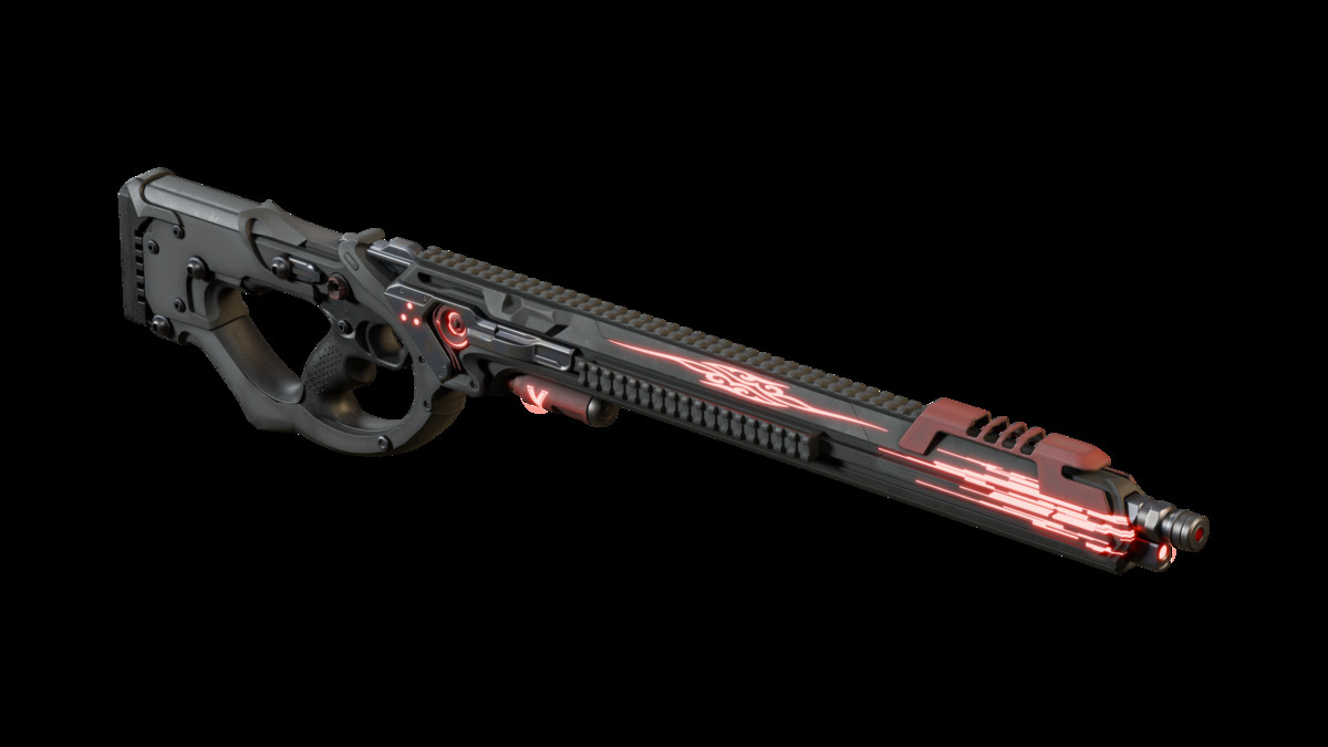 Sci-Fi Weapons - Neon SciFi Sniper Rifles with 5 Skins per Weapon