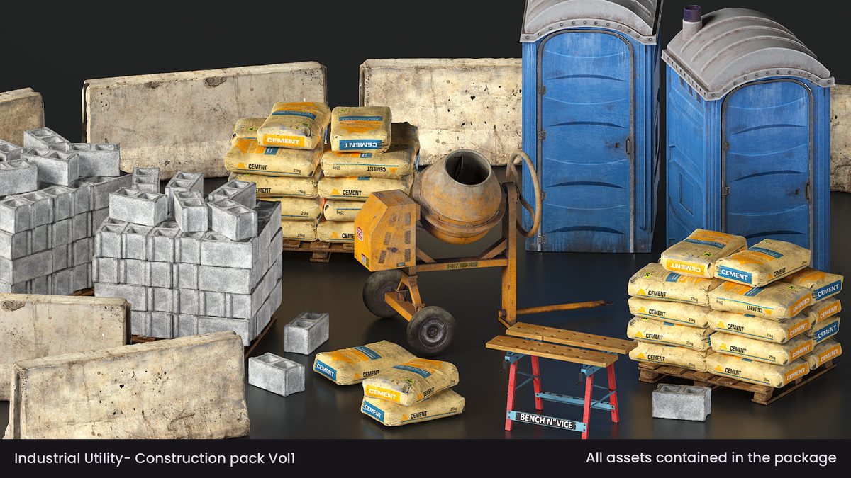 Industrial Utility - Construction Props Pack