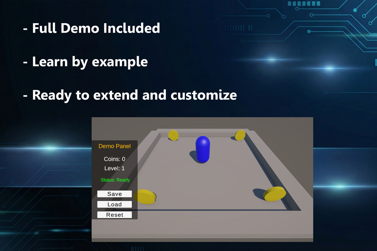 SmartSave Pro – Advanced Save & Load System (Autosave, Encryption)